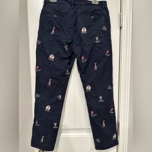 Ralph Lauren POLO by Ralph Lauren Chino Pants Men's W36 cotton navy blue type Vintage Second Hand